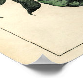 Impression botanique - Pois et ardoise de coureur (Coin)