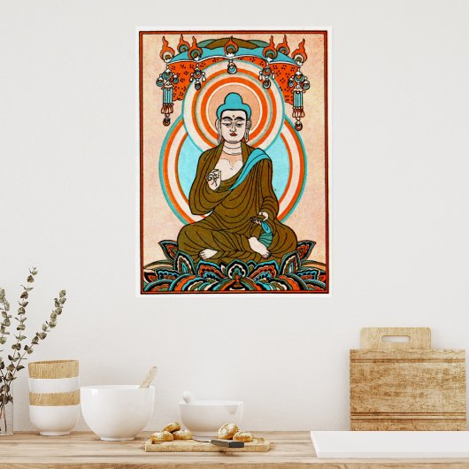 Impression Bouddha vintage (Cuisine)