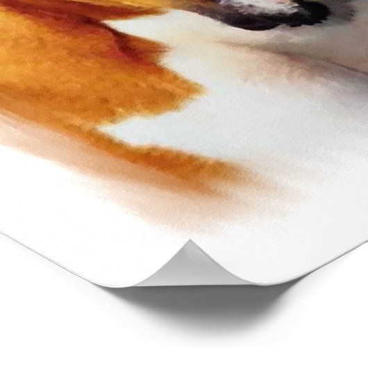 Impression Boxer Dog Art (Coin)