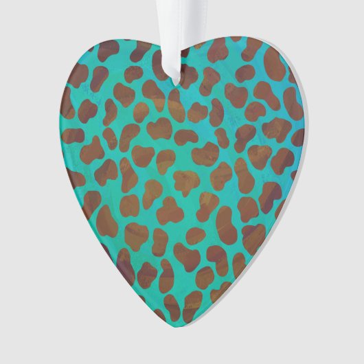 Impression Brown et Turquoise dalmate (devant)