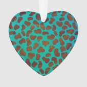 Impression Brown et Turquoise dalmate (devant)