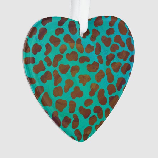 Impression Brown et Turquoise dalmate (devant)