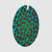 Impression Brown et Turquoise dalmate (devant)