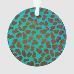 Impression Brown et Turquoise dalmate