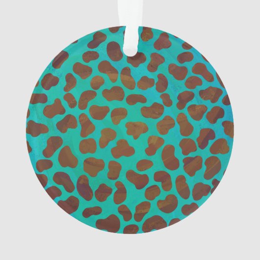 Impression Brown et Turquoise dalmate (dos)