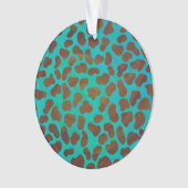 Impression Brown et Turquoise dalmate (devant)
