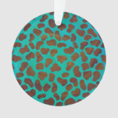 Impression Brown et Turquoise dalmate (devant)