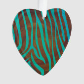 Impression Brown et Turquoise Zebra (devant)