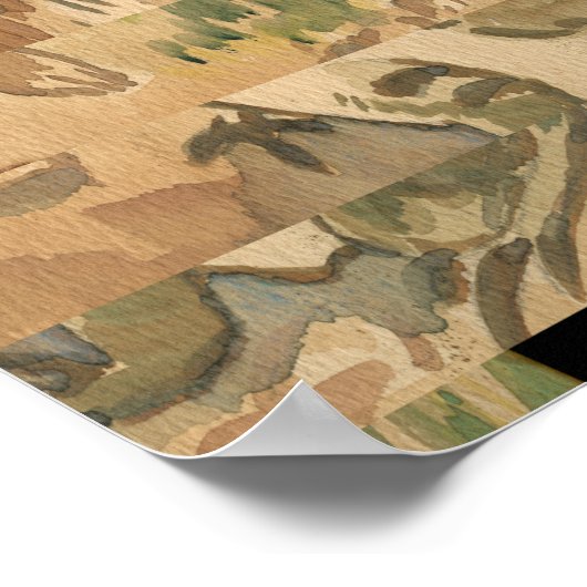 Impression Bunny et Toad 20 X 16 (Coin)