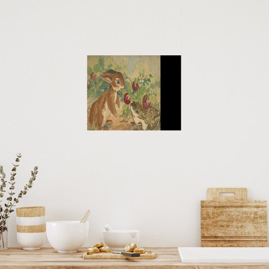 Impression Bunny et Toad 20 X 16 (Cuisine)