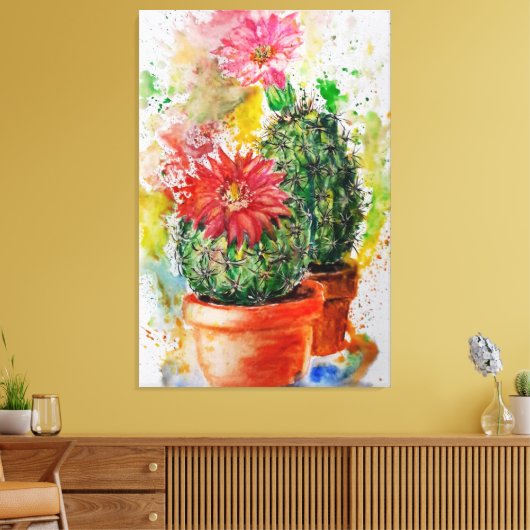 Impression Cactus - Peinture (Insitu(Salon))