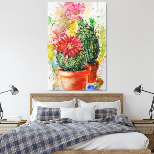 Impression Cactus - Peinture (Insitu(Chambre))