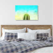 Impression Cactus Zen Canvas (Insitu(Chambre))