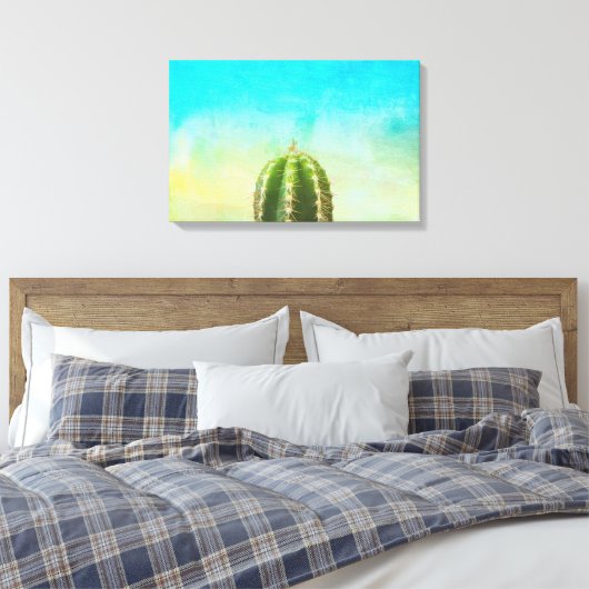 Impression Cactus Zen Canvas (Insitu(Chambre))