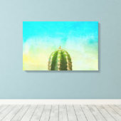 Impression Cactus Zen Canvas (Insitu (Plancher de Bois))