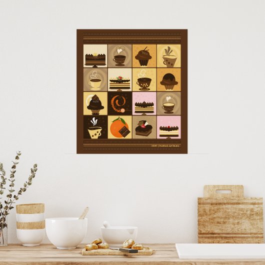 Impression café et chocolat (Cuisine)