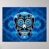 Impression Calavera bleu (Devant)