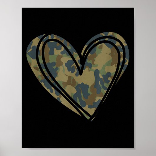 Impression Camouflage Coeur Saint-Valentin (Devant)
