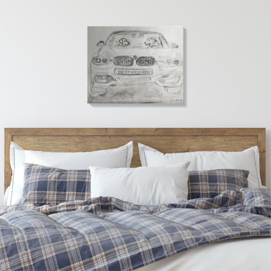 Impression Canvaas étirée (Insitu(Chambre))