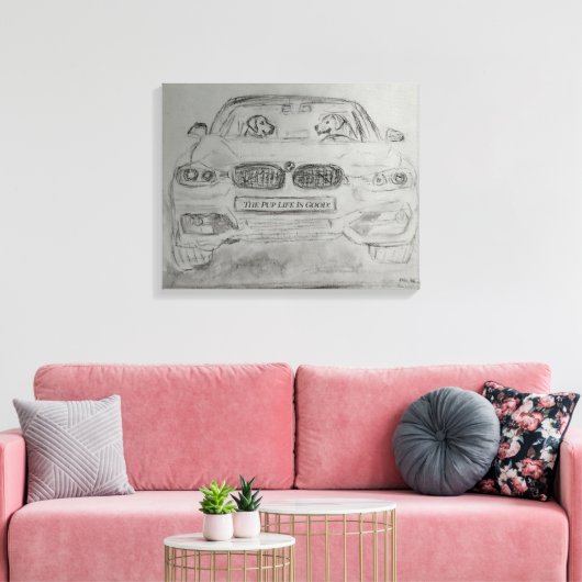 Impression Canvaas étirée (Insitu(Salon))
