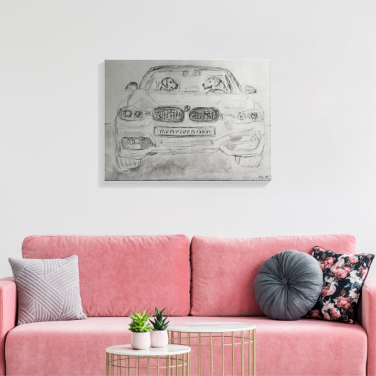 Impression Canvaas étirée (Insitu(Salon))