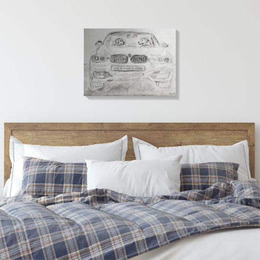 Impression Canvaas étirée (Insitu(Chambre))