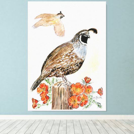 Impression Canvas de Californie (Insitu (Plancher de Bois))