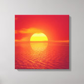 Impression Canvas de coucher de soleil (Recto)