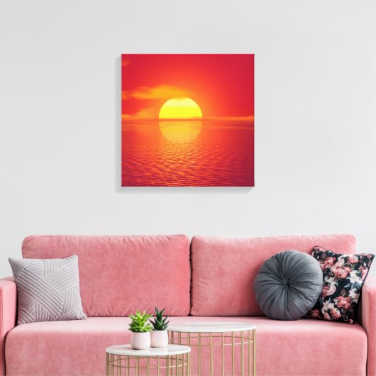 Impression Canvas de coucher de soleil (Insitu(Salon))