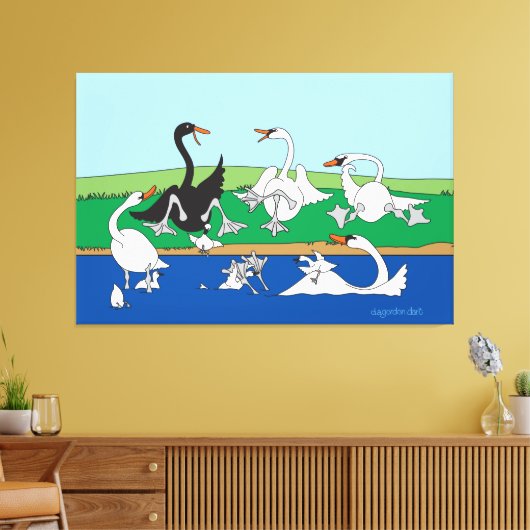 Impression Canvas de Swanna Talk 40x60 (Insitu(Salon))