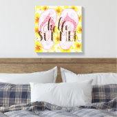 Impression Canvas été Hello (Insitu(Chambre))