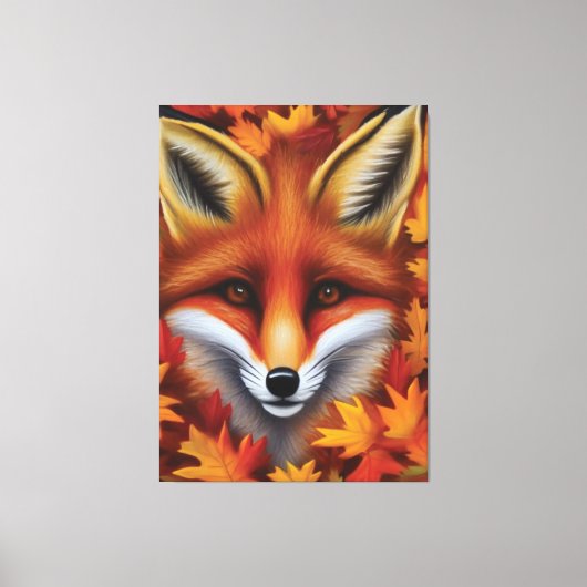 Impression Canvas Red Fox (Recto)