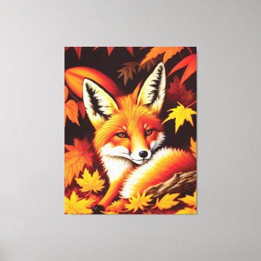 Impression Canvas Red Fox (Recto)