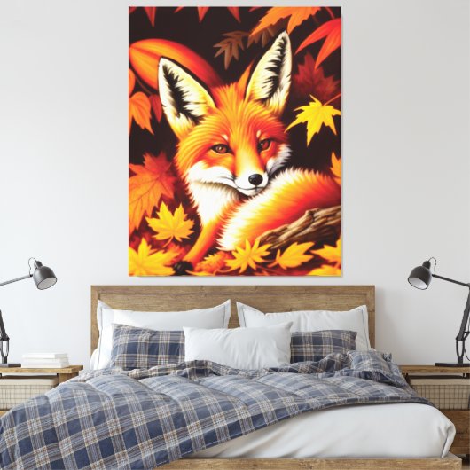 Impression Canvas Red Fox (Insitu(Chambre))