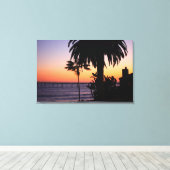 Impression Canvas Sunset Beach (Insitu (Plancher de Bois))