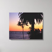 Impression Canvas Sunset Beach (Recto)