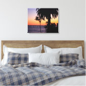 Impression Canvas Sunset Beach (Insitu(Chambre))