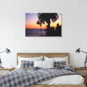 Impression Canvas Sunset Beach (Insitu(Chambre))