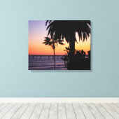 Impression Canvas Sunset Beach (Insitu (Plancher de Bois))