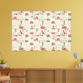 Impression Canvas vintage Londres (Insitu(Salon))