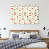 Impression Canvas vintage Londres (Insitu(Chambre))