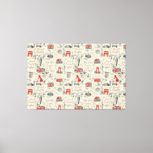 Impression Canvas vintage Londres