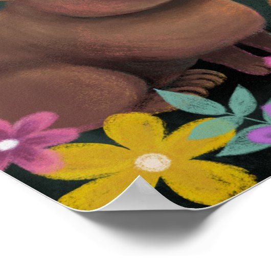 Impression Capybara mignonne. (Coin)