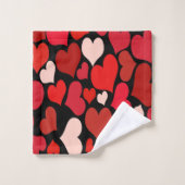 Impression cardiaque (Gant de toilette)