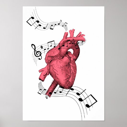 Impression cardiaque, Notes musicales, Coeur music (Devant)