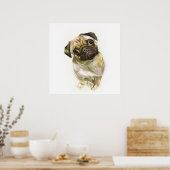 Impression carlin face | Chien de Carlin mignon (Cuisine)