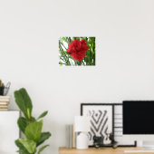 Impression Carnation rouge (Bureau à domicile)