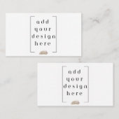 Impression carte de visite (Devant / Derrière)