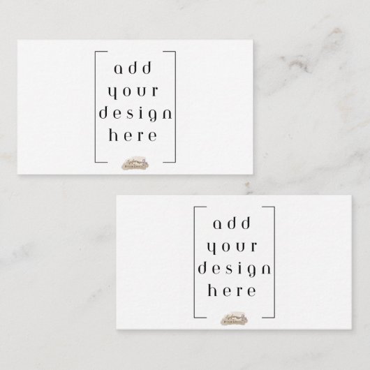 Impression carte de visite (Devant / Derrière)