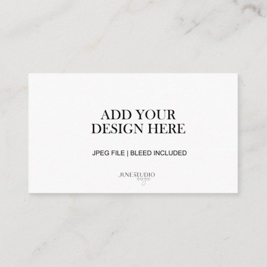 Impression Carte de visite recto verso (Dos)